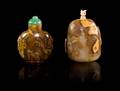 Two Agate Snuff Bottles
