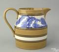 Yellowware pitcher late 19th c
