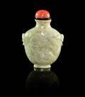 A Celadon Jade Snuff Bottle