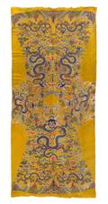 An Embroidered Silk Panel
