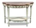 A Louis XVI Style Painted Console Table