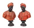 A Pair of Venetian Terra Cotta Busts