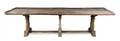 A Continental Fruitwood Refectory Table