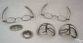 Two pairs of silver spectacles late 18thearly 19th c