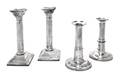 Two Pairs of of Silver Candlesticks