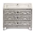 A Louis XVI Style Painted SlantFront Bureau