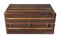 A Louis Vuitton Monogram Canvas Steamer Trunk