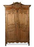 A Louis XV Provincial Pine Armoire