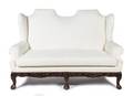 A George I Style Walnut Wingback Sofa