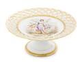A Continental Porcelain Cake Stand