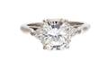 A Platinum and Lucida Diamond Ring Tiffany  Co