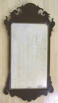 Chippendale mahogany looking glass ca 1800