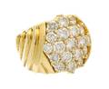 An 18 Karat Yellow Gold and Diamond Ring Jose Hess