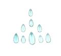 A Collection of Pear Shape Mixed Cut Loose Aquamarine