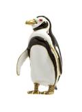 An 18 Karat Yellow Gold Polychrome Enamel and Ruby Penguin Brooch Tiffany  Co