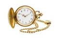 A 14 Karat Yellow Gold and Diamond Hunter Case Pendant Watch