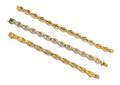 A Collection of Vintage Yellow Gold Diamond and Gemstone Bracelets