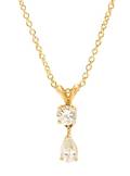A Yellow Gold and Diamond Pendant