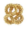 A 14 Karat Yellow Gold PendantBrooch
