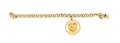 A 14 Karat Yellow Gold Love Charm Bracelet