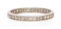 A Platinum and Diamond Eternity Band