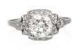 A Vintage Platinum and Diamond Ring