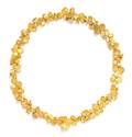 An 18 Karat Yellow Gold Hydrangea Link Necklace John Iversen