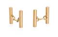 A Pair of 18 Karat Yellow Gold Cufflinks M Buccellati