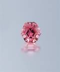 An 802 Carat Hexagonal Step Pink Tourmaline