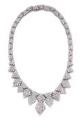 A Platinum and Diamond Necklace ChaavaeTilson