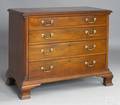 Philadelphia Chippendale mahogany chest of drawers ca 1770