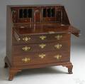 Newport Rhode Island Chippendale mahogany slant front desk ca 1765