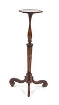 A Dutch Marquetry Candle Stand