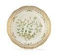 A Royal Copenhagen Porcelain Flora Danica Reticulated Plate