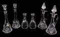 A Group of Six Crystal Decanters