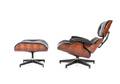 A Charles and Ray Eames Rosewood 670 Lounge Chair and 671 Ottoman