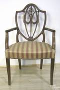 George III mahogany armchair ca 1790