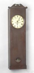 Massachusetts Federal mahogany wall clock ca 1830