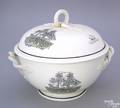Creamware covered tureen 19th c