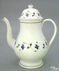 Pearlware teapot 19th c