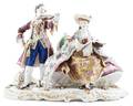 A Dresden Porcelain Figural Group