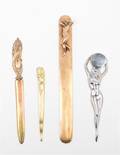 Four Art Nouveau Letter Openers