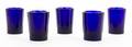 A Set of Twelve Cobalt Glass Tumblers