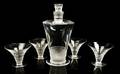 A Lalique Decanter Set