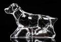 A Baccarat Glass Model of a Dog