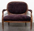 A Louis XVI Style Walnut Settee
