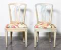 A Pair of Italian Painted Side Chairs