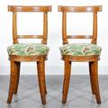 A Pair of Directoire Style Side Chairs