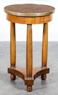 A Biedermeier Fruitwood Veneered Occasional Table