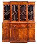 A Regency Style Mahogany Breakfront